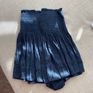 LIMITED EDITION Erica Koch Skirt Navy Snakeskin